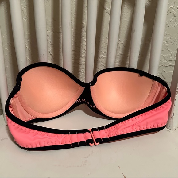 Victoria’s Secret | Neon Colorblock The Flirt Bandeau Bikini Top | Size 34B - Picture 3 of 8